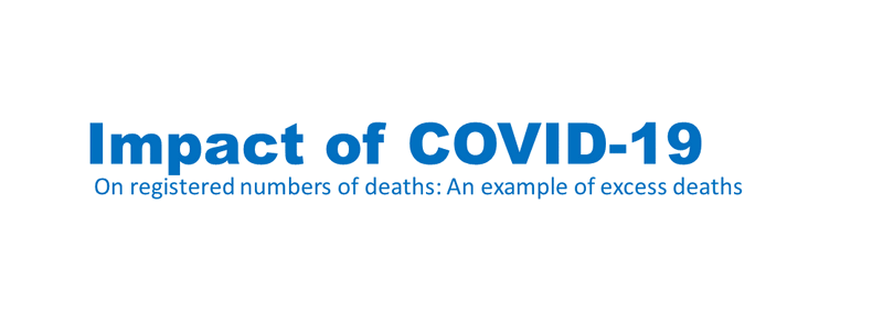 Impact of COVID-19 on registered numbers of deaths: An example of excess deaths