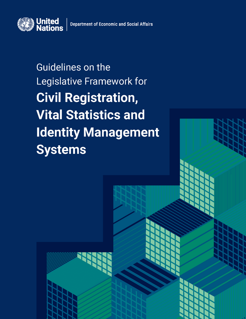 Guidelines on the Legislative Framework for Civil Registration, Vital Statistics and Identity Management 