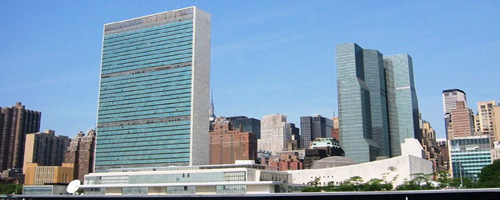 A View of the UNHQ from the East River
