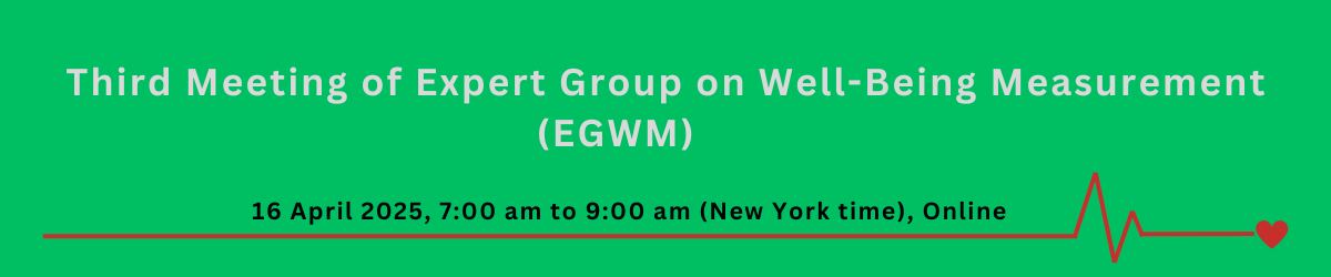 Third Meeting of Expert Group on Well-Being Measurement (EGWM)